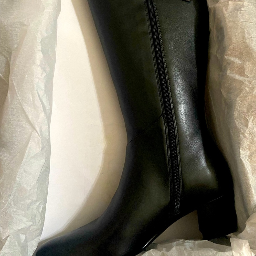 Naturalizer Melanie Wide Calf Tall Boot. Color: black Size: 8